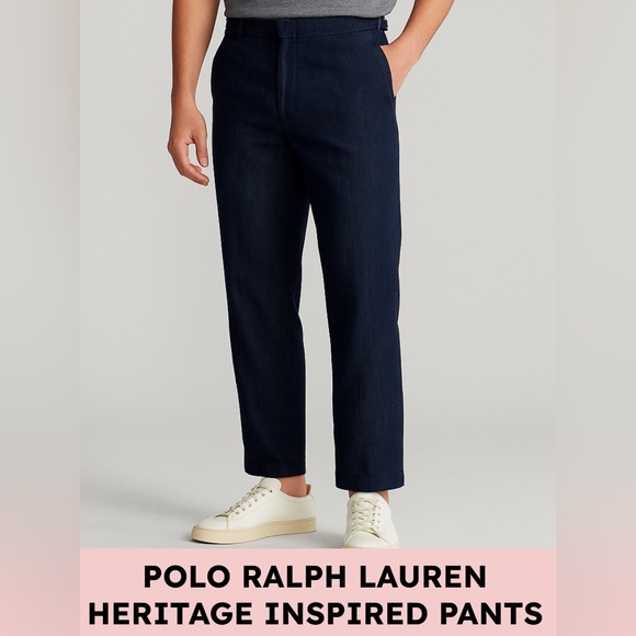 Polo Ralph Lauren Other - Polo Ralph Lauren Navy Heritage Inspired Pants adjustable tabs 36x30
